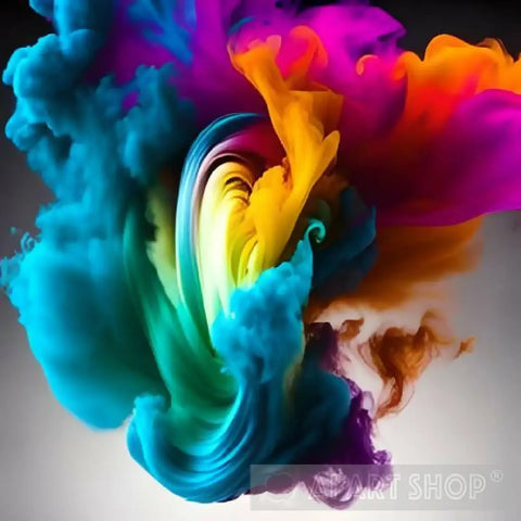 Colored Smoke - Dancing Love Loosening Ai Artwork