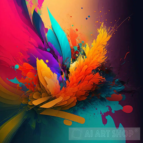 Colorful Abstract Art Ai