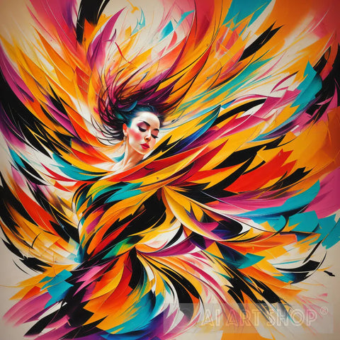 Colorful Dance Ai Painting