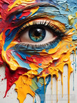 Colorful Eye Painting Ai