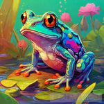 Colorful Frog Animal Ai Art