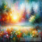 Colorful Meadows Impressionism Ai Art