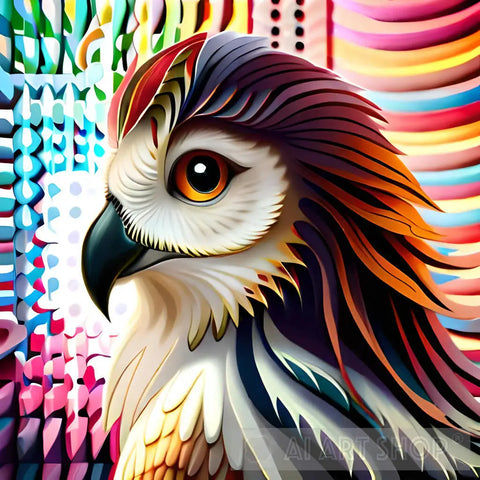Colorful Owl 1 Animal Ai Art