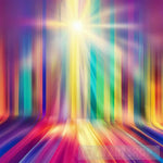 Colorful Sunshine Rays Abstract Ai Art