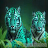 Colorful Tigress Animal Ai Art