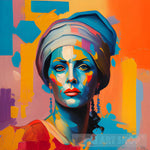 Colorful Woman Portrait 1 Ai Art