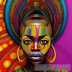 Colors Of Africa Portrait Ai Art