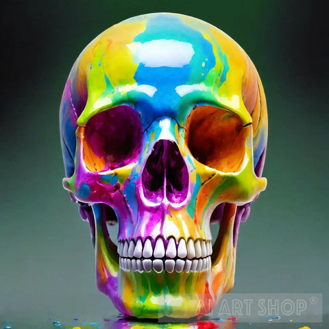 Colour Of My Skull Ai Artwork