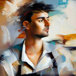 Contemplation Of A Dream Portrait Ai Art