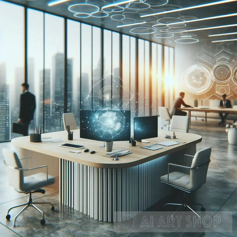 Corporate Office 3 Ai Artwork