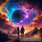 Cosmic Adventure Duo Ai Artwork