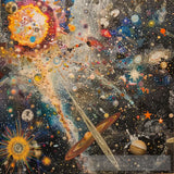 Cosmic Motifs Expressionism Ai Art