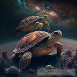 Cosmic Turtles Part 2 Animal Ai Art