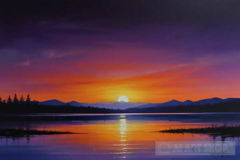 Coucher De Soleil Idéale Ai Artwork