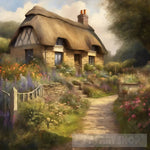 Country Cottage Ai Painting