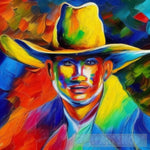 Cowboy Dreams Expressionism Ai Art