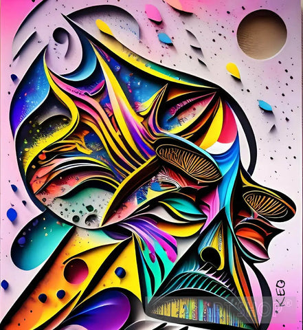 Creative Goddess Abstract Ai Art