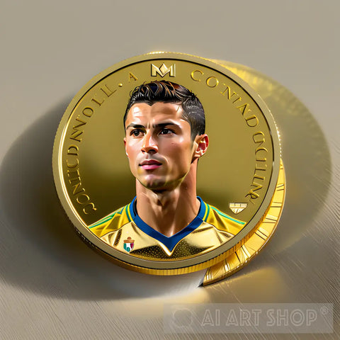 Cristiano Ronaldo Being Himself Portrait Ai Art