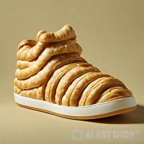 Croissant Shoe Still Life Ai Art