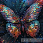 Crystal Butterfly Nature Ai Art