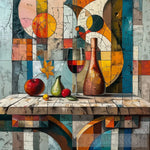 Cubism In A Bistrot Still Life Ai Art