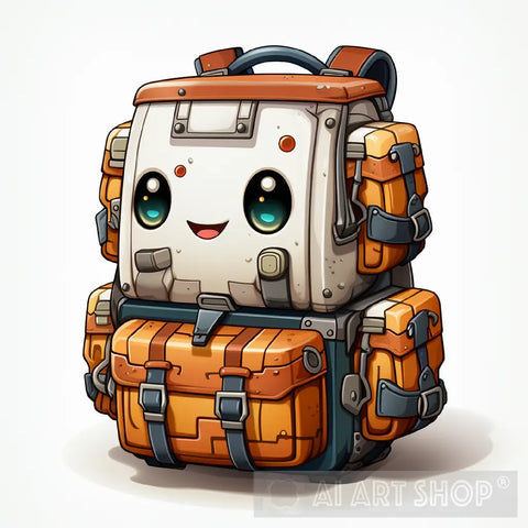 Cute Backpack Ai Painting