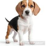 Cute Beagle Dog Is Isolated On White Background Animal Ai Art