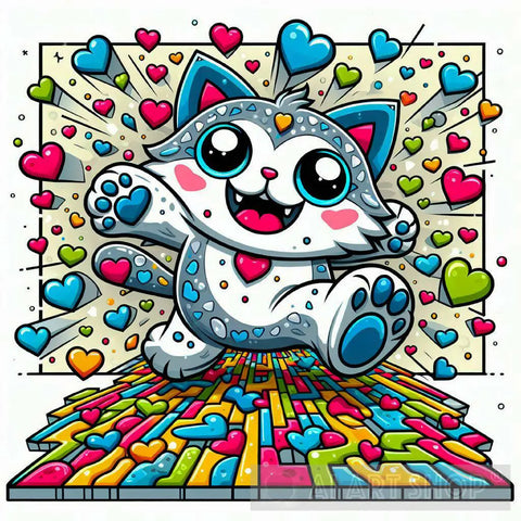 Cute Cat Animal Ai Art