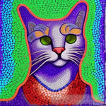 Cute Cat Expressionism Ai Art