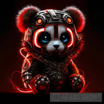 Cute Chibi Panda In Armor Animal Ai Art