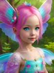 Cute Fairy Girl Ai Artwork