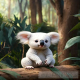 Cute Koala Smart Dog And Little Tiger Animal Ai Art