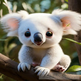 Cute Koala Smart Dog And Little Tiger Animal Ai Art