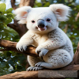 Cute Koala Smart Dog And Little Tiger Animal Ai Art