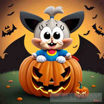 Cute Mouse For Halloween Ai Artwork