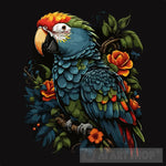 Cute Parrot Nature Ai Art