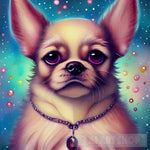 Cute Pink Chihuahua Dog Animal Ai Art