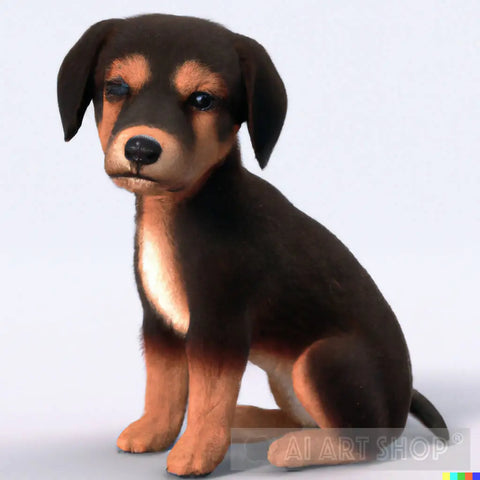 Cute Puppy Animal Ai Art