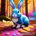 Cute Rabbit Easter Bunny Animal Ai Art