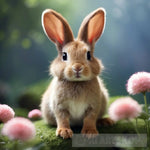 Cute Rabbit Wall Art Animal Ai Art