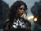 "Female Cyborg Portrait"