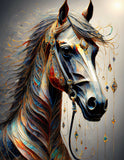 horse, soft pastel colors; hand drawn watercolor sketchy illustration, contemporary painting style,  18-02-2025 at 16-03-00