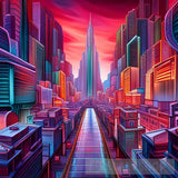 Cyberpunk City Ai Painting