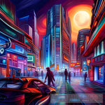 Cyberpunk City Ai Painting