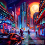 Cyberpunk City Ai Painting
