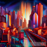 Cyberpunk City Ai Painting