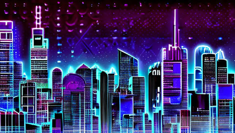 Cyberpunk Cityscape Art Architecture Ai