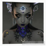 Cyberpunk Feminine Celestial Pierced Woman Ai Artwork
