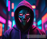 Cyberpunk Skull And Masks Ai Artwork