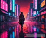 Cyberpunk Skull And Masks Ai Artwork